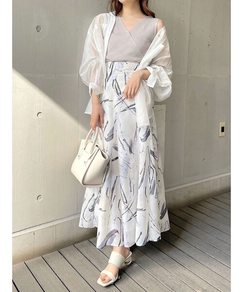 MERCURYDUO（マーキュリーデュオ）の「バックタックスキッパーシアーシャツ（シャツ/ブラウス・レディース・オフホワイト/ピンク/ベージュ/ミント/ライトブルー・FREE）」の15枚目の写真