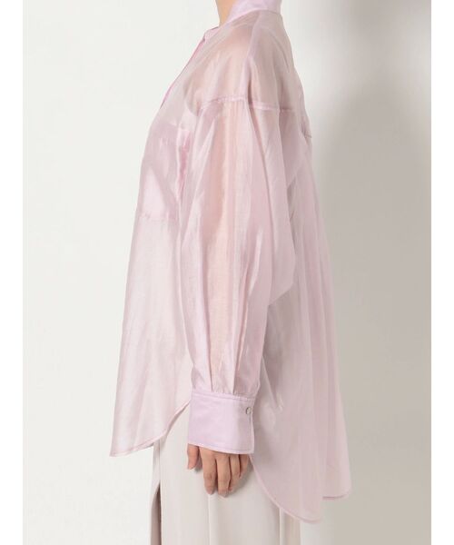 MERCURYDUO（マーキュリーデュオ）の「バックタックスキッパーシアーシャツ（シャツ/ブラウス・レディース・オフホワイト/ピンク/ベージュ/ミント/ライトブルー・FREE）」の22枚目の写真