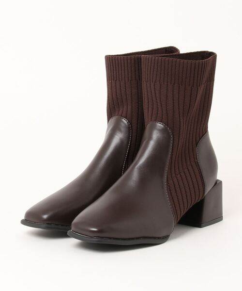 Burner(バーナー)の「【OKUOKU 0909】ソックスブーツ oku-shoes-658169420201-46(ブーツ・レディース・A/B/C・36/38/40)」の3枚目の写真
