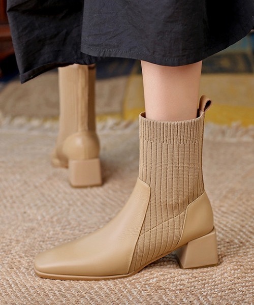 Burner(バーナー)の「【OKUOKU 0909】ソックスブーツ oku-shoes-658169420201-46(ブーツ・レディース・A/B/C・36/38/40)」の7枚目の写真
