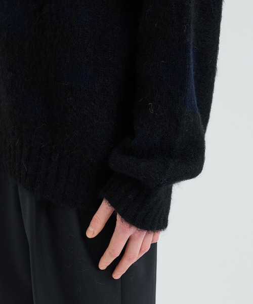 city(シティ)の「PEELING CREW/ジャガード柄クルーネックニット(ニット/セーター・メンズ・ホワイト/ブラック・1/2)」の21枚目の写真