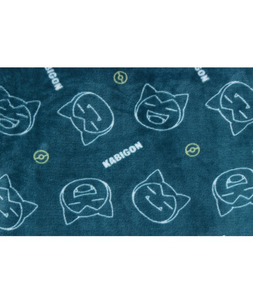 ポケットモンスター(ポケットモンスター)の「【完売】《ポケットモンスター》 ポケモン カビゴン フリース ルーム ジャケット ロング 着る毛布(ルームウェア/パジャマ・メンズ・エメラルド/アイボリー・L/M)」の9枚目の写真