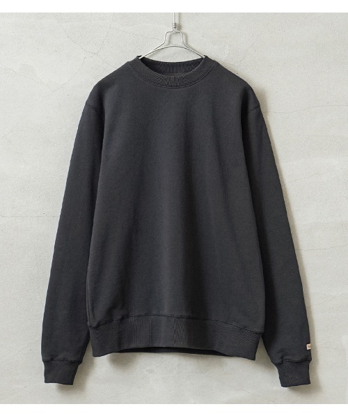 WAIPER.inc（ワイパーインク）の「USAコットン！Good wear グッドウェア　クルーネックトレーナー【2W7-0520】（スウェット・メンズ・ブラック/ネイビー/オフホワイト/カーキ/杢グレー/ダークグリーン/グレイッシュベージュ/チャコールグレー・S/M/L/XL）」の4枚目の写真