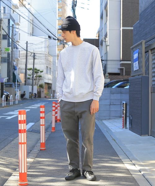 WAIPER.inc（ワイパーインク）の「USAコットン！Good wear グッドウェア　クルーネックトレーナー【2W7-0520】（スウェット・メンズ・ブラック/ネイビー/オフホワイト/カーキ/杢グレー/ダークグリーン/グレイッシュベージュ/チャコールグレー・S/M/L/XL）」の13枚目の写真