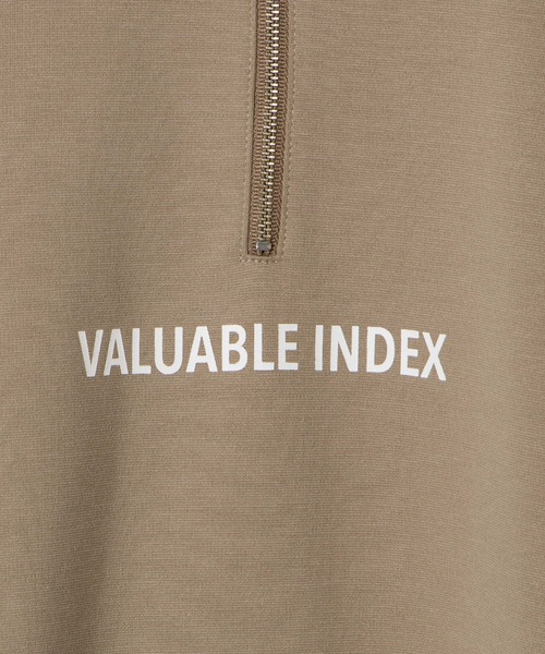 LUCY（ルーシー）の「LUCY/ドルマンポンチ ハーフZIPプルオーバー（スウェット・メンズ・ベージュ/ホワイト・LARGE/MEDIUM）」の14枚目の写真