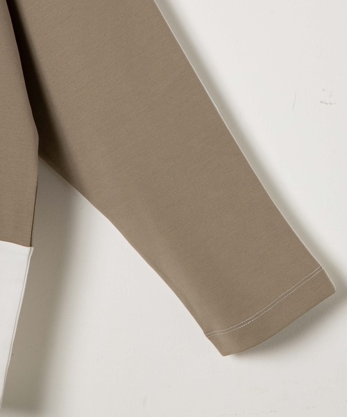 LUCY（ルーシー）の「LUCY/ドルマンポンチ ハーフZIPプルオーバー（スウェット・メンズ・ベージュ/ホワイト・LARGE/MEDIUM）」の16枚目の写真