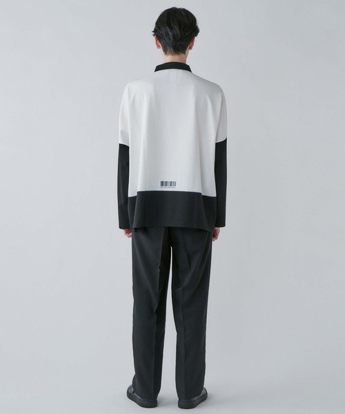 LUCY（ルーシー）の「LUCY/ドルマンポンチ ハーフZIPプルオーバー（スウェット・メンズ・ベージュ/ホワイト・LARGE/MEDIUM）」の7枚目の写真