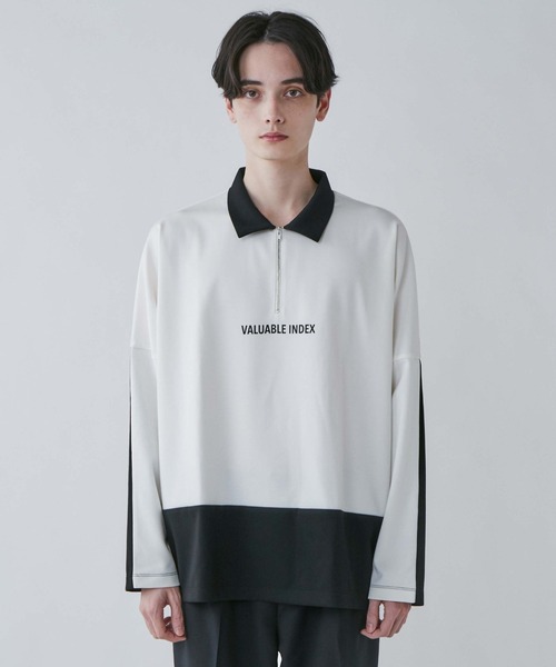 セール】LUCY/ドルマンポンチ ハーフZIPプルオーバー（スウェット