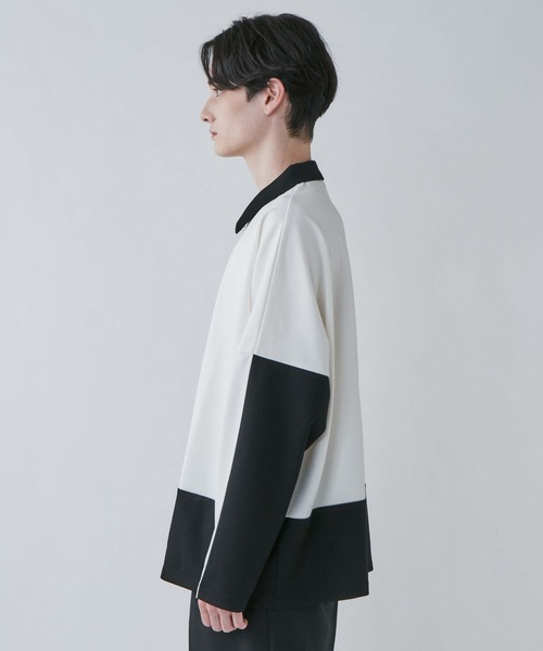 LUCY（ルーシー）の「LUCY/ドルマンポンチ ハーフZIPプルオーバー（スウェット・メンズ・ベージュ/ホワイト・LARGE/MEDIUM）」の21枚目の写真