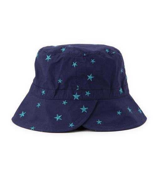 green label relaxing（グリーンレーベルリラクシング）の「【KIDS】GLRスターシシュウ3ウェイハットtvl206◆（ハット・キッズ・ナチュラル/ネイビー・50cm/52cm/54cm）」の3枚目の写真