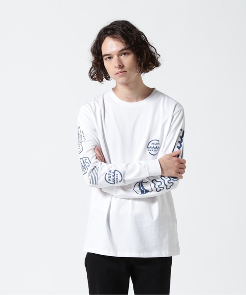 muta marine（ムータ・マリン）の「muta MARINE/ムータ マリン/別注ロングスリーブ Tシャツ（Tシャツ/カットソー・メンズ・ブラック/ホワイト・L/M/XL）」の14枚目の写真
