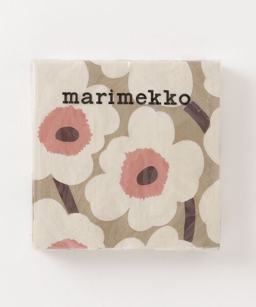 marimekko(マリメッコ)の「Unikko カクテルナプキン25X25(キッチンツール・レディース・ベージュ系その他・FREE)」の2枚目の写真
