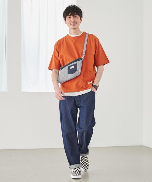 coen（コーエン）の「デニムストレートパンツ（デニムパンツ・メンズ・ブラック/ネイビー・S/M/L/XL）」の10枚目の写真