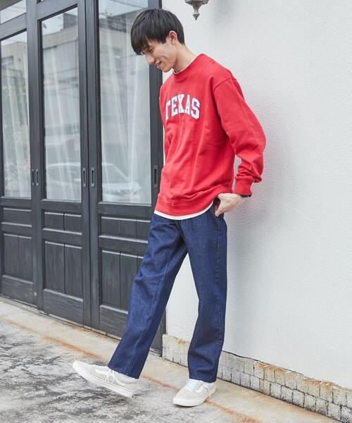 coen（コーエン）の「デニムストレートパンツ（デニムパンツ・メンズ・ブラック/ネイビー・S/M/L/XL）」の16枚目の写真