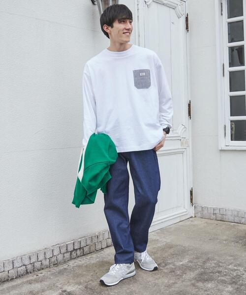 coen（コーエン）の「デニムストレートパンツ（デニムパンツ・メンズ・ブラック/ネイビー・S/M/L/XL）」の17枚目の写真