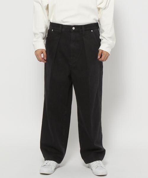 LOWRYS FARM（ローリーズファーム）の「インタックデニムパンツ　178202（デニムパンツ・メンズ・ブルー/ブラック・MEDIUM/LARGE）」の13枚目の写真