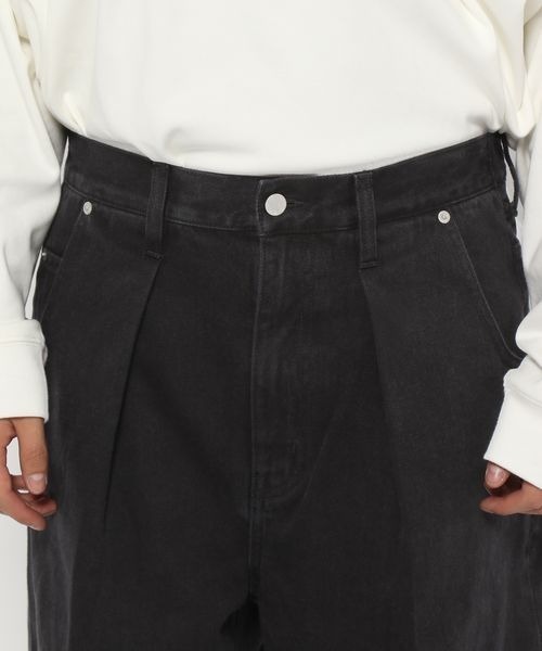 LOWRYS FARM（ローリーズファーム）の「インタックデニムパンツ　178202（デニムパンツ・メンズ・ブルー/ブラック・MEDIUM/LARGE）」の18枚目の写真
