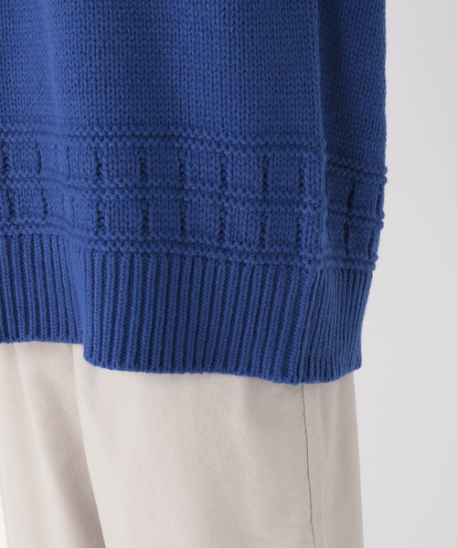 studio CLIP（スタディオクリップ）の「3ゲージ求心柄ニットプルオーバー（ニット/セーター・レディース・オフホワイト/ブルー/グリーン/レッド・FREE）」の18枚目の写真