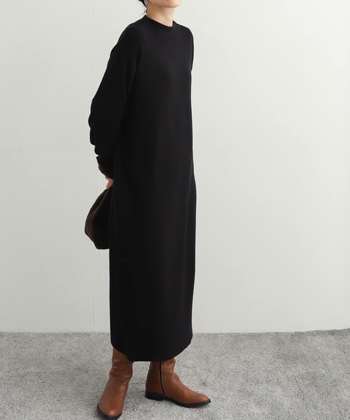 URBAN RESEARCH DOORS（アーバンリサーチドアーズ）の「ボトルネックKNITワンピース（ワンピース・レディース・ブルー系その他/ブラック/グレー系その他・MEDIUM）」の19枚目の写真