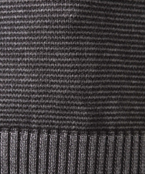 BAYFLOW（ベイフロー）の「フェードカラーニットプルオーバー（ニット/セーター・メンズ・カーキ/ベージュ/ネイビー/ブラック・MEDIUM/LARGE）」の17枚目の写真