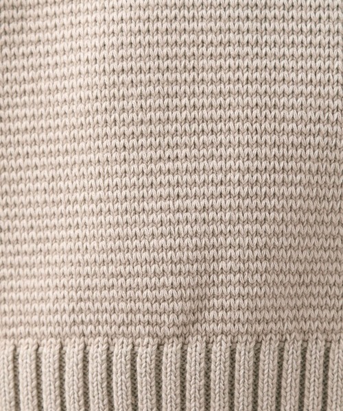 BAYFLOW（ベイフロー）の「フェードカラーニットプルオーバー（ニット/セーター・メンズ・カーキ/ベージュ/ネイビー/ブラック・MEDIUM/LARGE）」の11枚目の写真