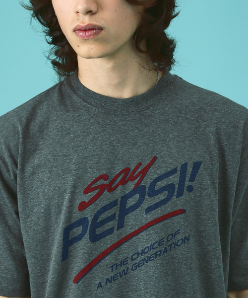 ABAHOUSE（アバハウス）の「【DISCUS ATHLETIC×PEPSI】ペプシコラボ / オーバーサイズ 半袖クルーネックTシャツ（Tシャツ/カットソー・メンズ・ホワイト/チャコールグレー・M/L/XL）」の16枚目の写真