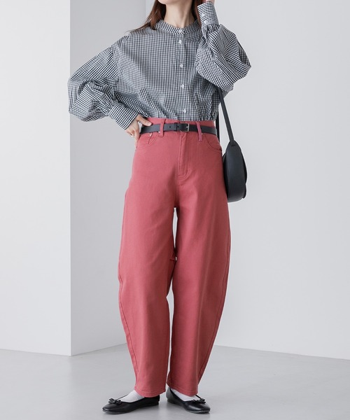 極美品 O0u x YENN 別注 ハイウエスト デニム ハイライズ カーヴィー 極美品 O0u x YENN 別注 ハイウエスト デニム ハイライズ