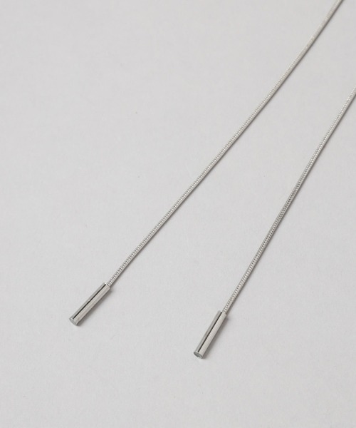 HARE（ハレ）の「レザーパーツループタイ(HARE)（ネックレス・メンズ・ブラック・FREE）」の3枚目の写真