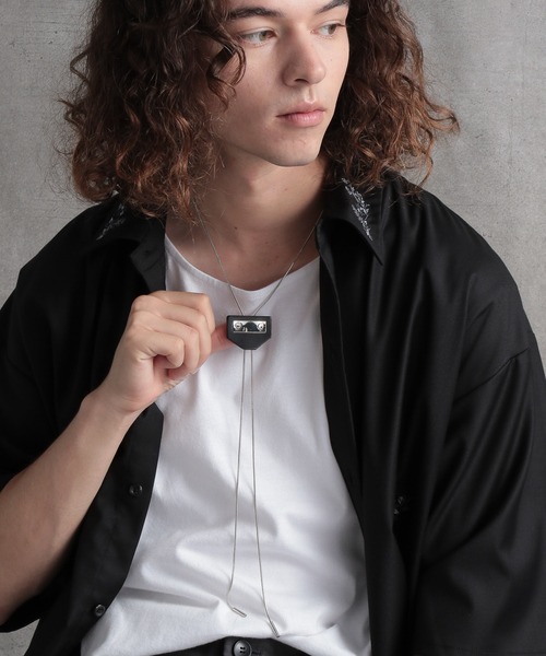 HARE（ハレ）の「レザーパーツループタイ(HARE)（ネックレス・メンズ・ブラック・FREE）」の13枚目の写真