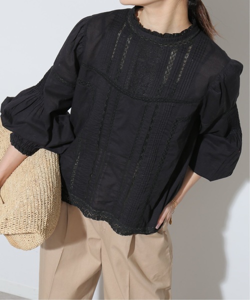 ブラウス シャツ マニーレースブラウス レディース LA BOUCLE｜待望の新作レースブラウスも！今週の予約紹介｜IENA