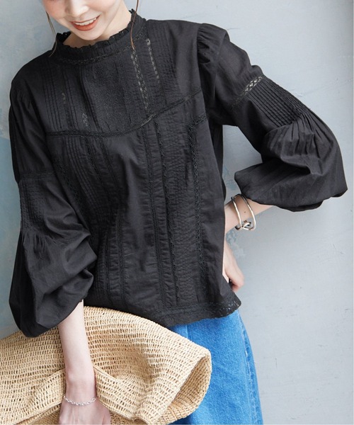 SLOBE IENA（スローブイエナ）の「《追加》マニーレースピンタック