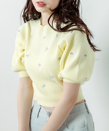 OLIVE des OLIVE | 【ZOZO先行予約】花刺繍ニット(ニット/セーター)