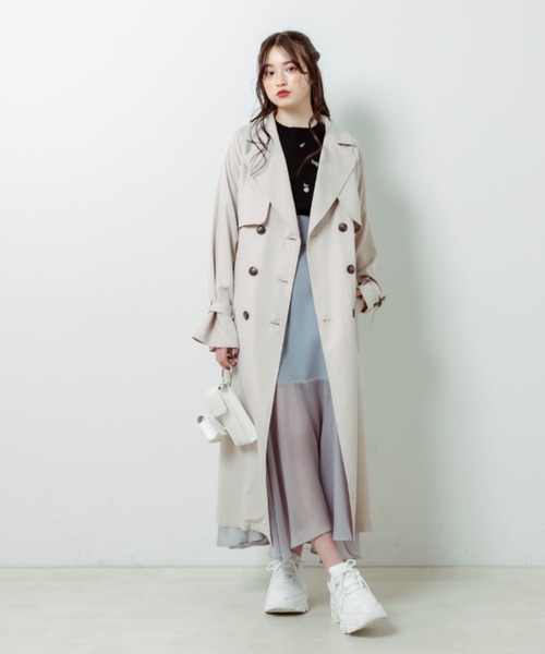 OLIVE des OLIVE（オリーブデオリーブ）の「花刺繍ニット（ニット/セーター・レディース・イエロー/ブラック/オフホワイト・FREE）」の21枚目の写真