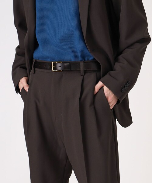 tk.TAKEO KIKUCHI(ティーケータケオキクチ)の「◆ビンテージ調ベルト(ベルト・メンズ・ブラック/ダークブラウン・00)」の8枚目の写真