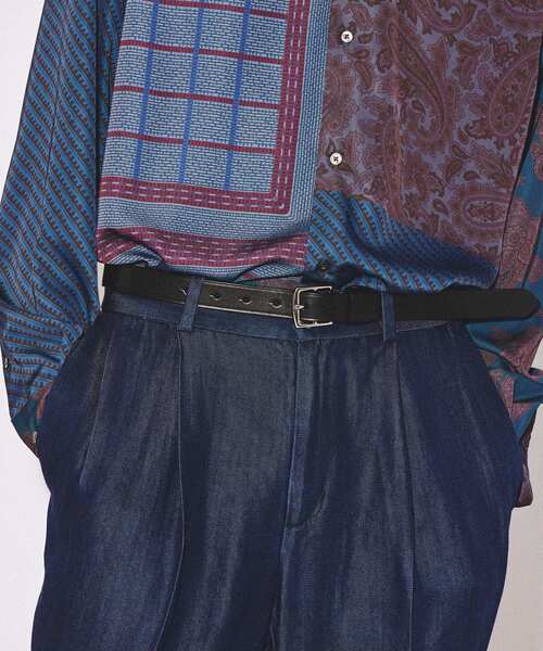 tk.TAKEO KIKUCHI(ティーケータケオキクチ)の「◆ビンテージ調ベルト(ベルト・メンズ・ブラック/ダークブラウン・00)」の12枚目の写真