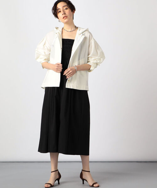 NOLLEY’S（ノーリーズ）の「シャーリングワンピース（ワンピース・レディース・グリーン系その他4/ブラック・38）」の5枚目の写真