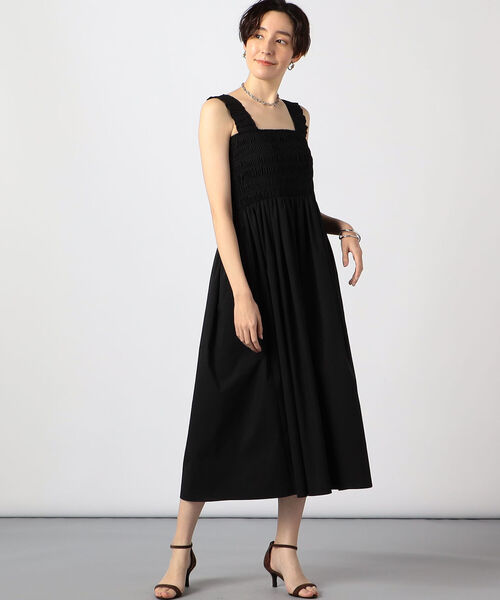 NOLLEY’S（ノーリーズ）の「シャーリングワンピース（ワンピース・レディース・グリーン系その他4/ブラック・38）」の8枚目の写真