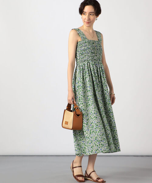 NOLLEY’S（ノーリーズ）の「シャーリングワンピース（ワンピース・レディース・グリーン系その他4/ブラック・38）」の13枚目の写真