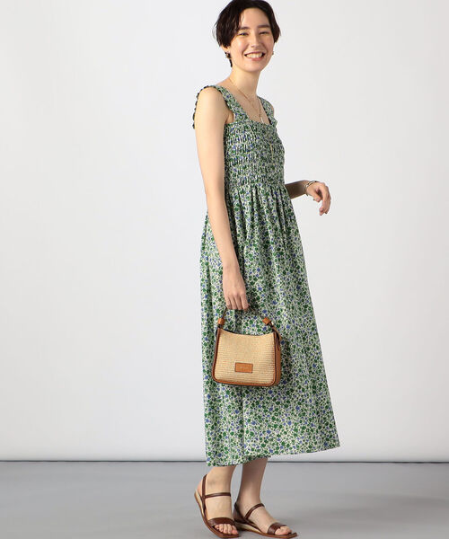 NOLLEY’S（ノーリーズ）の「シャーリングワンピース（ワンピース・レディース・グリーン系その他4/ブラック・38）」の14枚目の写真