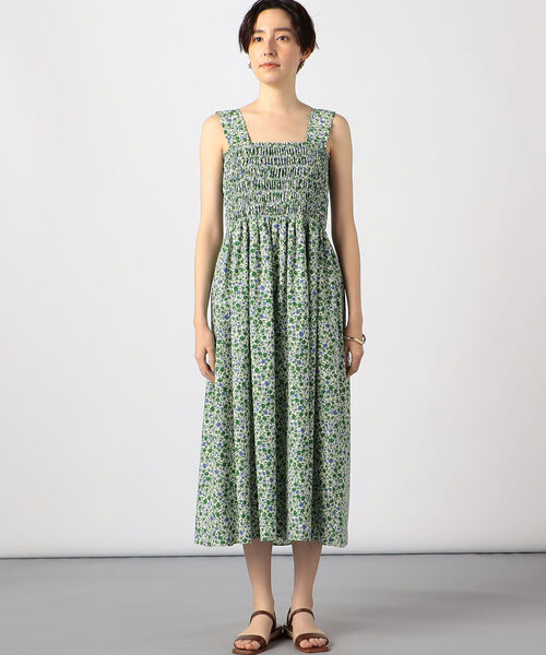 NOLLEY’S（ノーリーズ）の「シャーリングワンピース（ワンピース・レディース・グリーン系その他4/ブラック・38）」の16枚目の写真