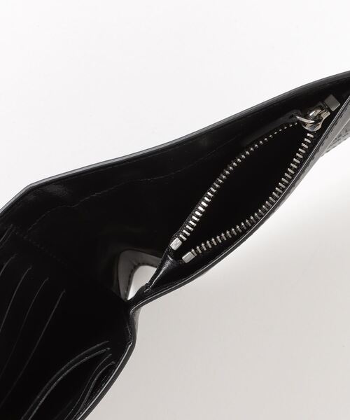 off white（オフホワイト）の「【OFF-WHITE】 オフホワイト BOLD QUOTE BILFOLD WALLET 二つ折り 財布 ウォレット メンズ（財布・メンズ・ブラック・FREE）」の5枚目の写真