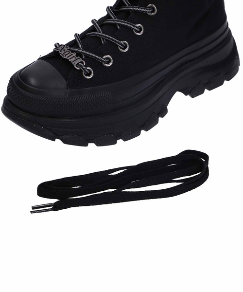 X-girl(エックスガール)の「ALL STAR (R) X-girl TREKWAVE HI(スニーカー・レディース・ブラック・23.5cm/24.0cm/24.5cm/25.0cm)」の9枚目の写真