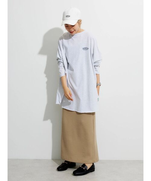 DISCUS ATHLETIC(ディスカス アスレチック)の「DISCUS ポンチョカットプルオーバー(Tシャツ/カットソー・レディース・ブルー/ブラック/ホワイト系その他・FREE)」の6枚目の写真