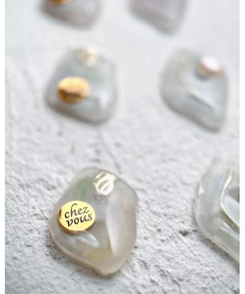 tone(トーン)の「【chez vous】kusumi wakka ピアス(MA)(ピアス(両耳用)・レディース・グリーン系その他/ブラウン系その他・FREE)」の10枚目の写真