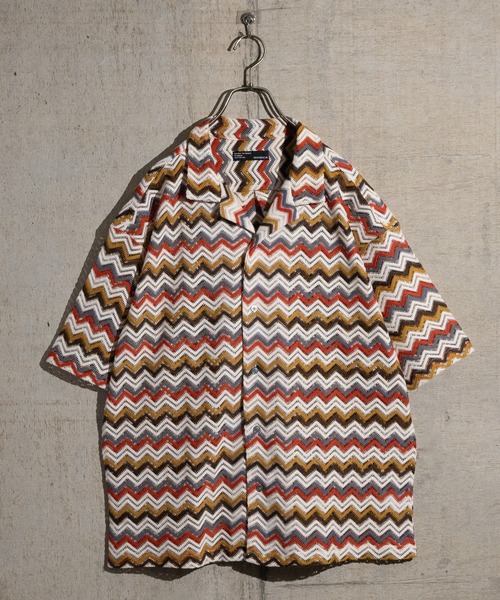 【a】バルファレース ルーズシルエット オープンカラー シアーシャツ(シャツ/ブラウス)|Naive magic(ナイーブマジック) 【a】バルファレース ルーズシルエット オープンカラー シアーシャツ(シャツ/ブラウス)|Naive magic(ナイーブマジック)