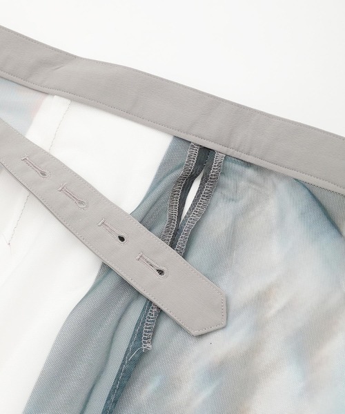 TheOpen Product（ザオープンプロダクト）の「THE OPEN PRODUCT PRINTED MAXI WRAP SKIRT GTO212SK007（スカート・レディース・グレー・1）」の7枚目の写真