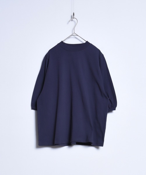 folka（フォルカ）の「1-パフスリーブ Tシャツ コットン クルーネック（Tシャツ/カットソー・レディース・アイボリー/ネイビー/ライトグレー・ONE SIZE）」の15枚目の写真