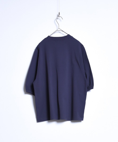 folka（フォルカ）の「1-パフスリーブ Tシャツ コットン クルーネック（Tシャツ/カットソー・レディース・アイボリー/ネイビー/ライトグレー・ONE SIZE）」の14枚目の写真