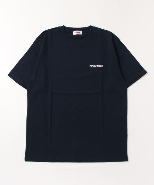CONVERSE(コンバース)の「CONVERSE/コンバース ワンポイントロゴ刺繍 無地Tシャツ レディース メンズ(Tシャツ/カットソー・メンズ・ホワイト/サックスブルー/ホワイト系その他/ネイビー/ブラック/イエロー系その他/ブラック系その他/オートミール/ブルー系その他/ダークグリーン・LL/L/M)」の14枚目の写真