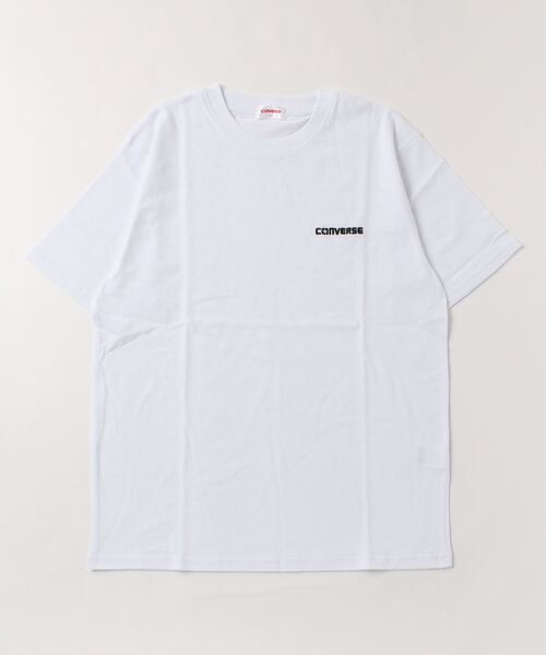 CONVERSE(コンバース)の「CONVERSE/コンバース ワンポイントロゴ刺繍 無地Tシャツ レディース メンズ(Tシャツ/カットソー・メンズ・ホワイト/サックスブルー/ホワイト系その他/ネイビー/ブラック/イエロー系その他/ブラック系その他/オートミール/ブルー系その他/ダークグリーン・LL/L/M)」の15枚目の写真